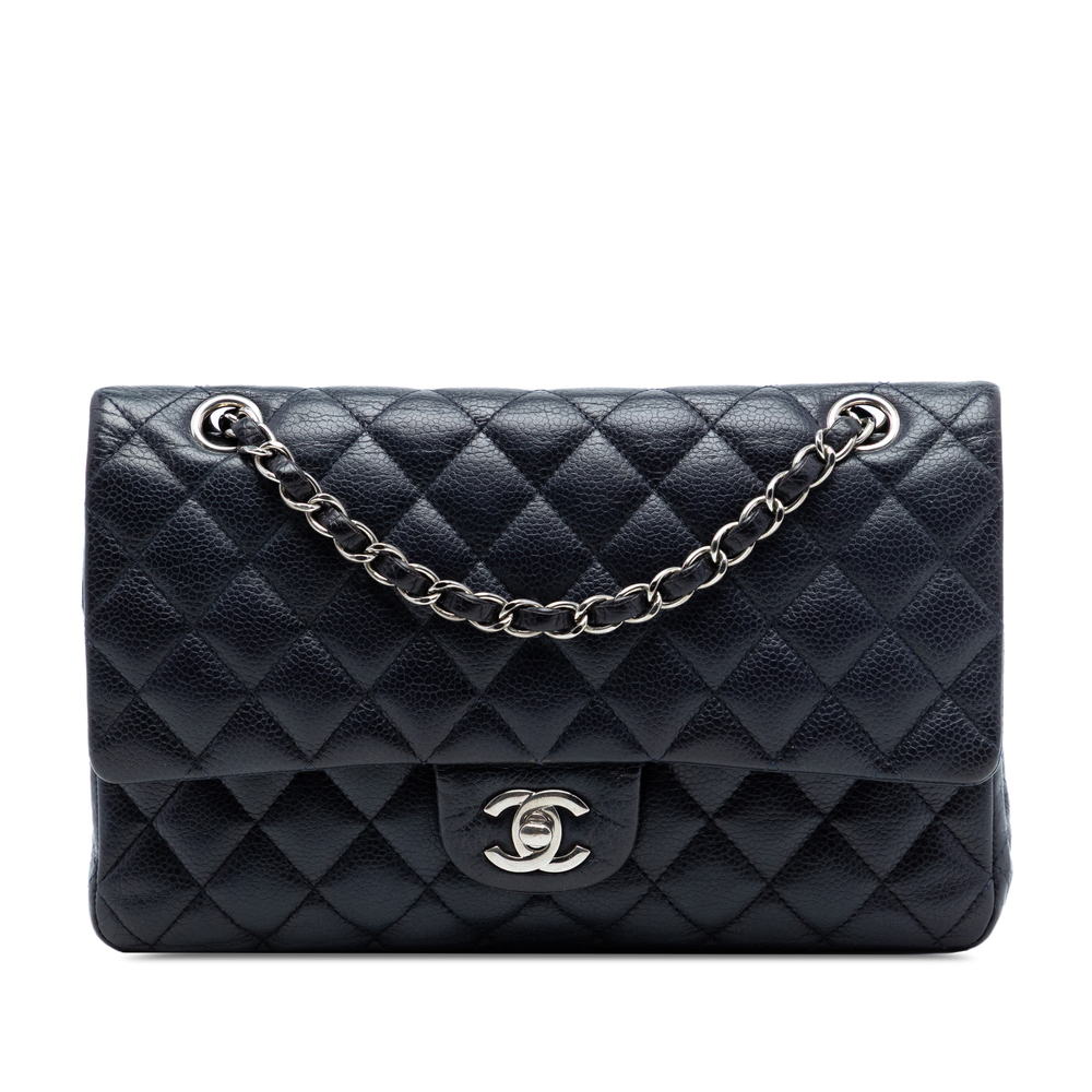 Pre-Loved Chanel Medium Classic Caviar Double Flap